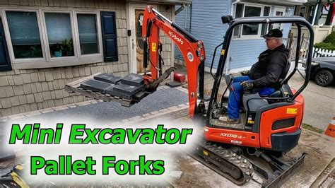 pallet forks for kubota mini excavator|used pallet forks for kubota.